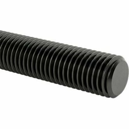 BSC PREFERRED Medium-Strength Left-Hand Threaded Rod Grade B7 Steel 5/16-24 Thread Size 1 Foot Long 95625A303